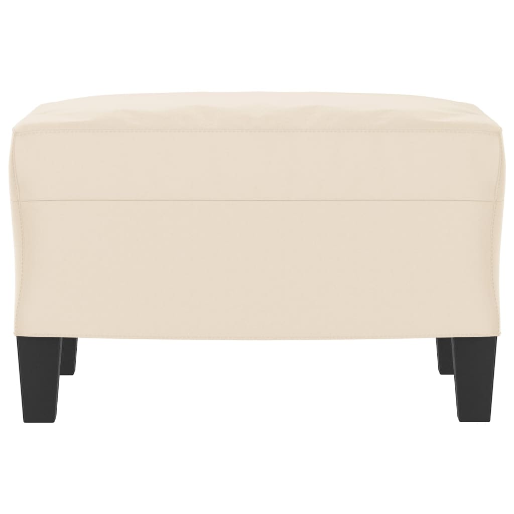 Repose-pied Beige 60x50x41 cm Tissu microfibre - XIOS