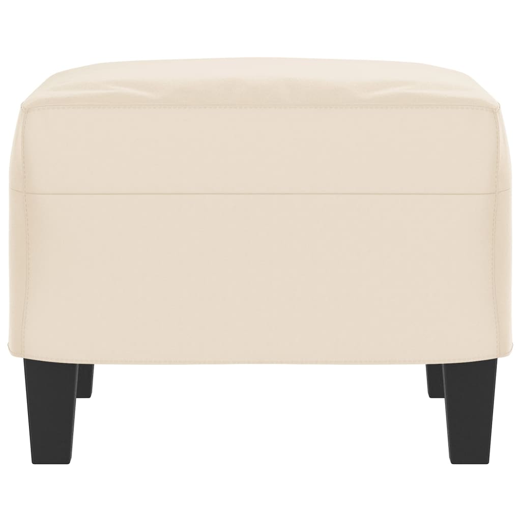 Repose-pied Beige 60x50x41 cm Tissu microfibre - XIOS