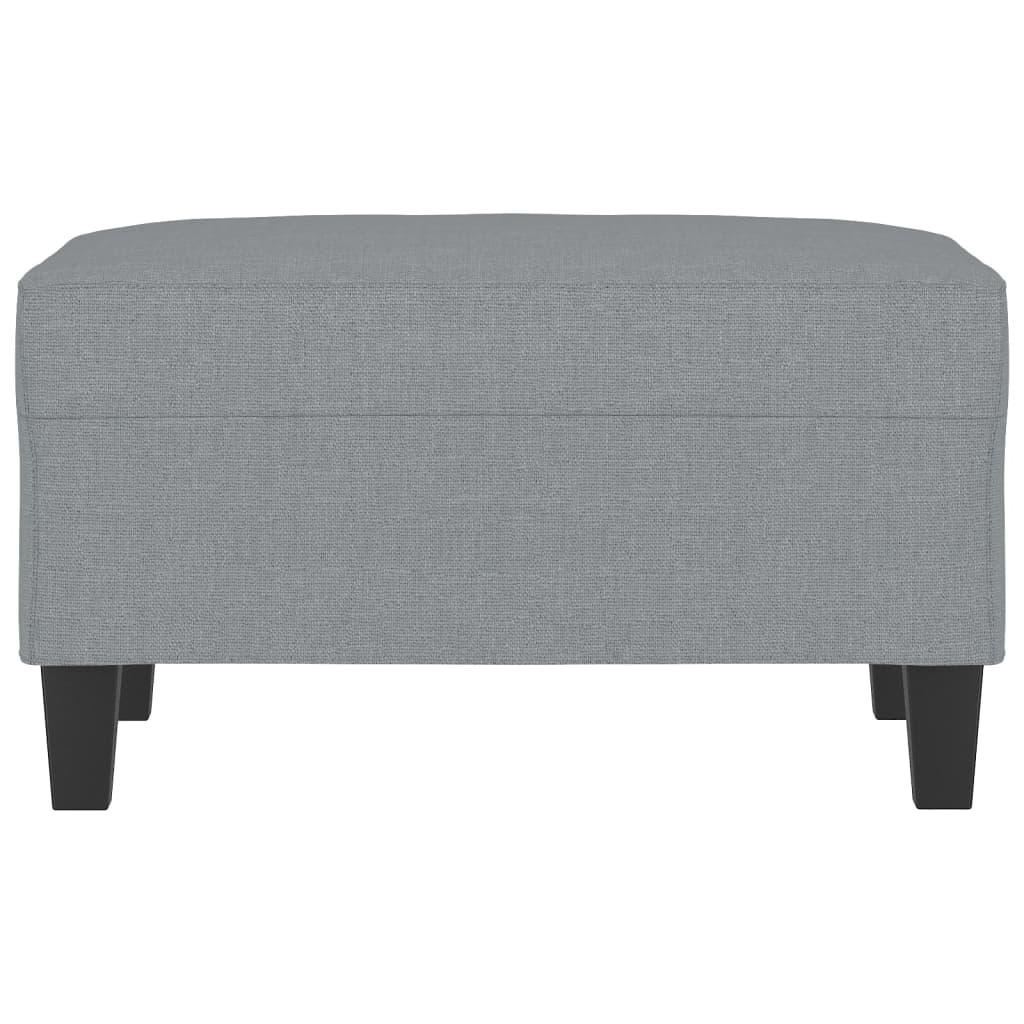 Repose-pied Gris clair 70x55x41 cm Tissu - XIOS