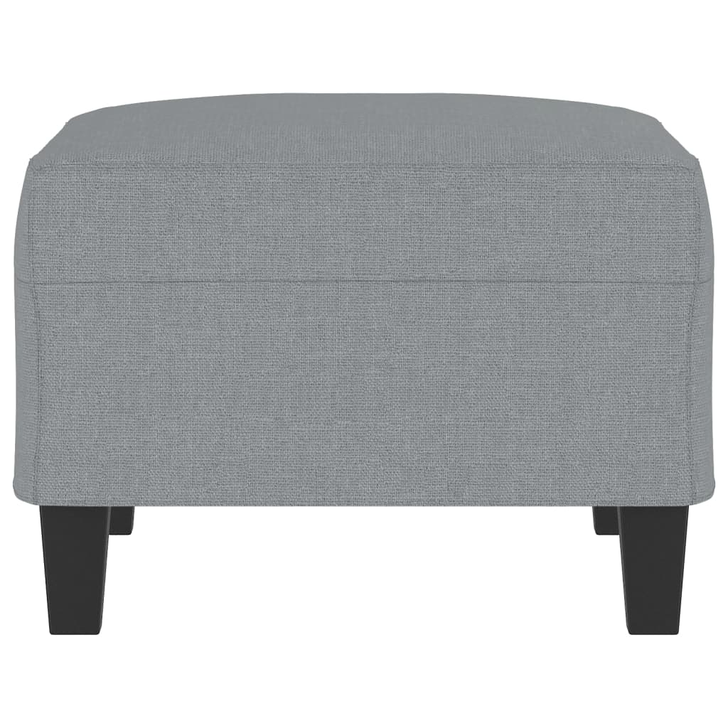 Repose-pied Gris clair 70x55x41 cm Tissu - XIOS
