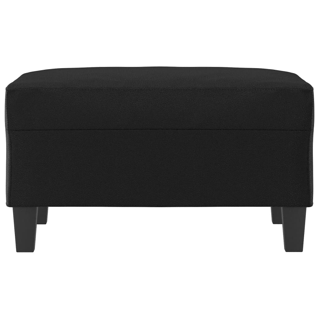 Repose-pied Noir 70x55x41 cm Similicuir - XIOS