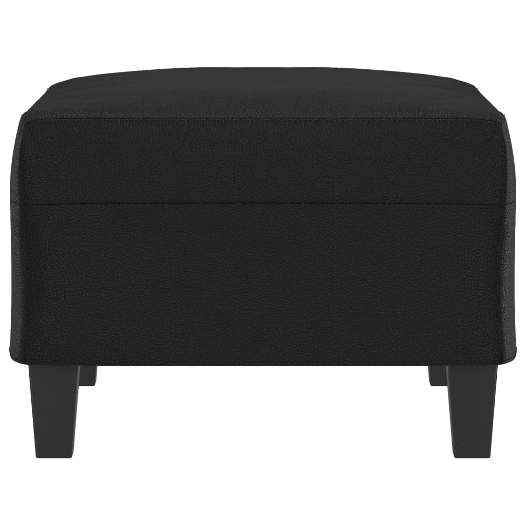 Repose-pied Noir 70x55x41 cm Similicuir - XIOS