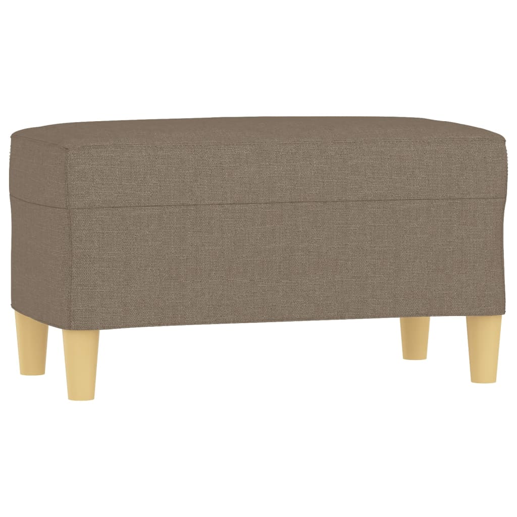 Banc Taupe 70x35x41 cm Tissu - XIOS