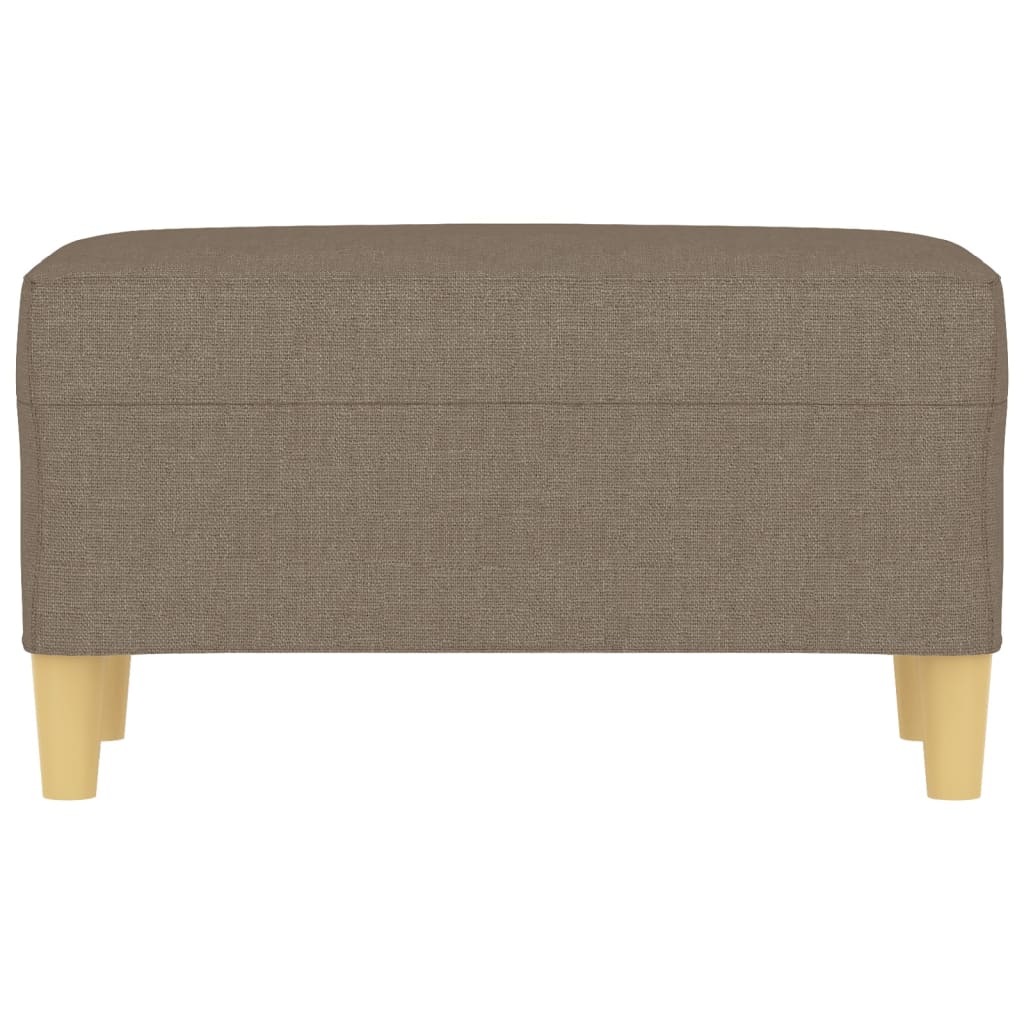 Banc Taupe 70x35x41 cm Tissu - XIOS