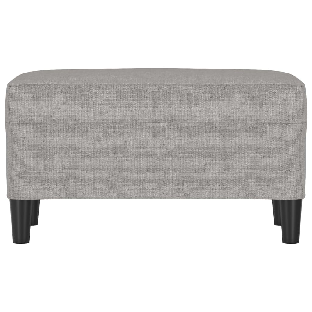 Banc Gris clair 70x35x41 cm Tissu - XIOS