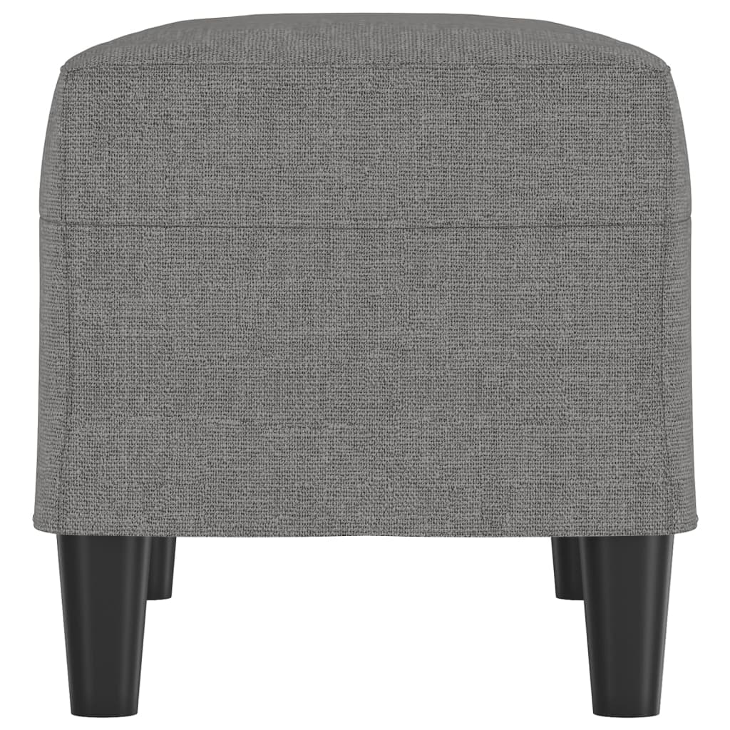Banc Gris foncé 70x35x41 cm Tissu - XIOS