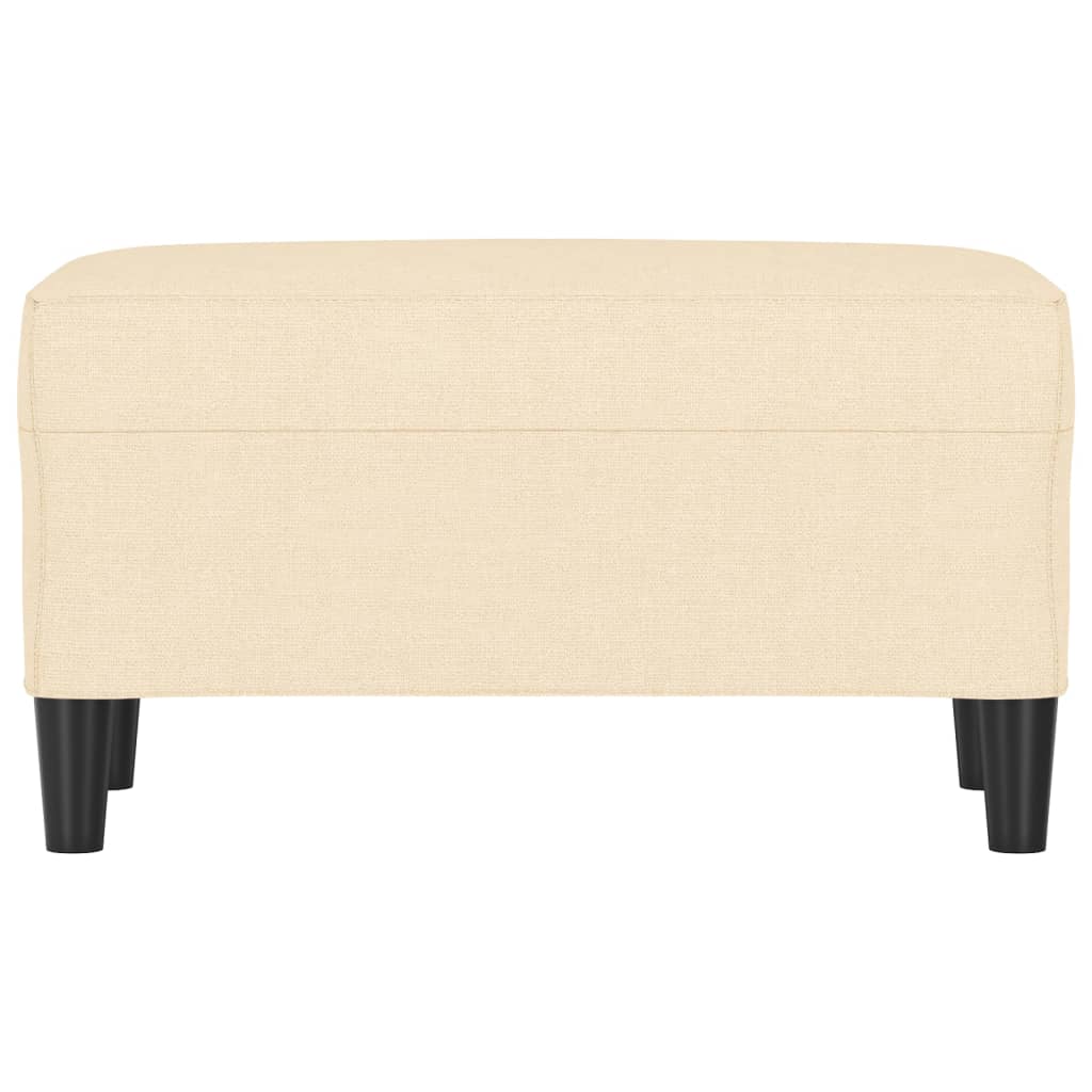 Banc Crème 70x35x41 cm Tissu - XIOS