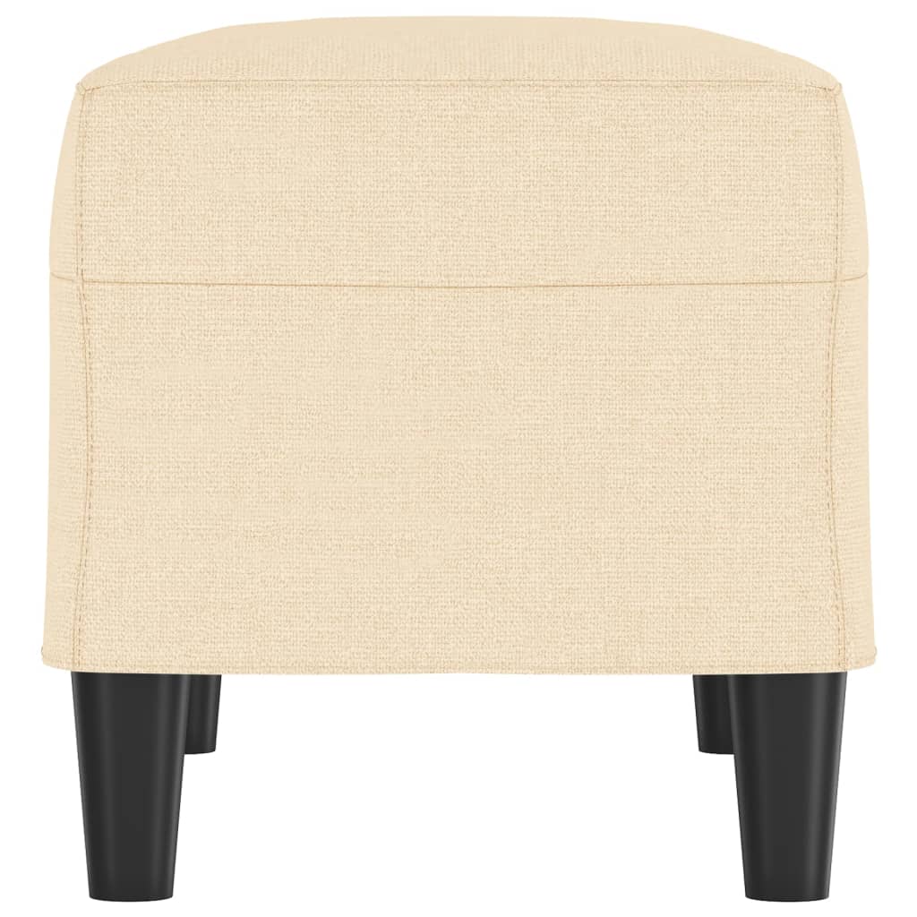 Banc Crème 70x35x41 cm Tissu - XIOS