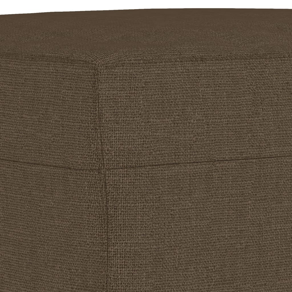 Banc Marron 70x35x41 cm Tissu - XIOS