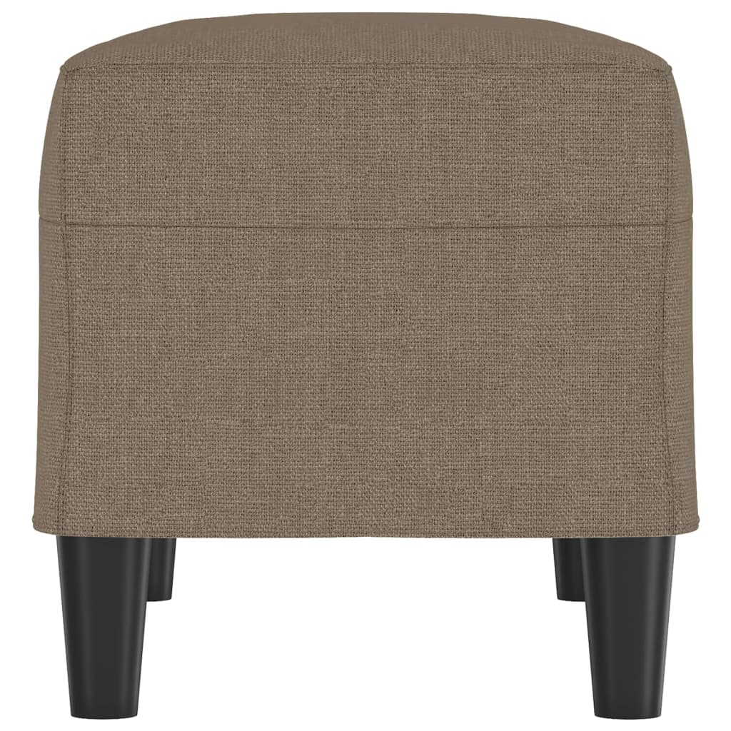 Banc Taupe 70x35x41 cm Tissu - XIOS