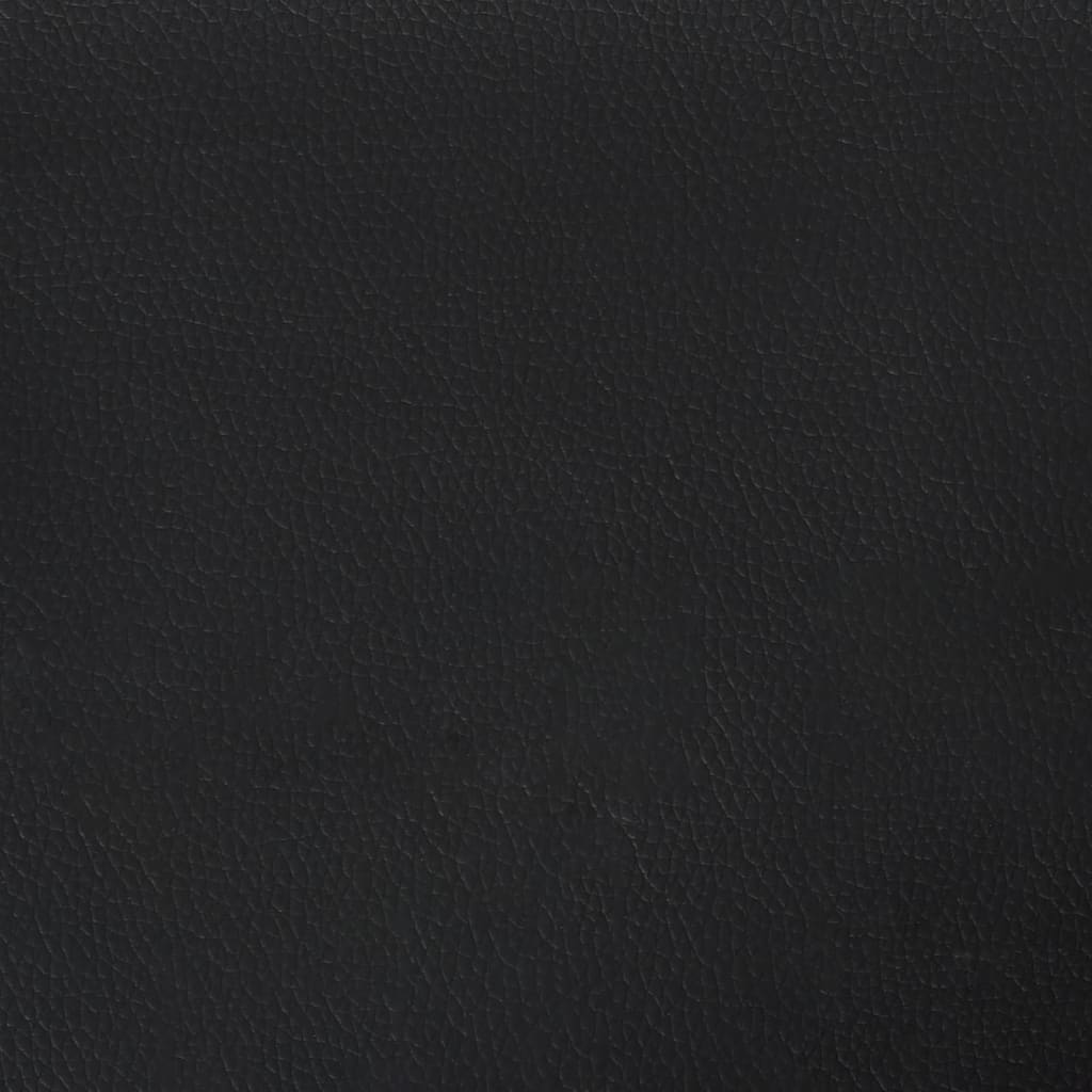 Banc Noir 70x35x41 cm Similicuir - XIOS