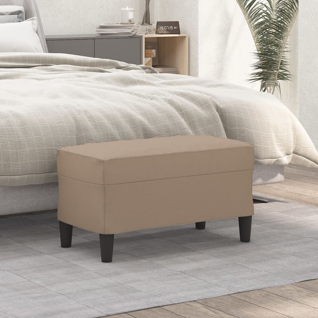 Banc Cappuccino 70x35x41 cm Similicuir - XIOS