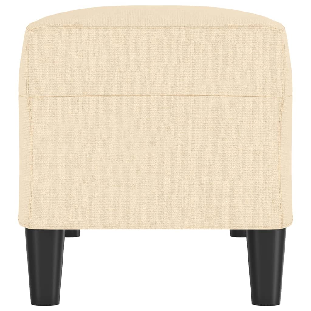 Banc Crème 100x35x41 cm Tissu - XIOS