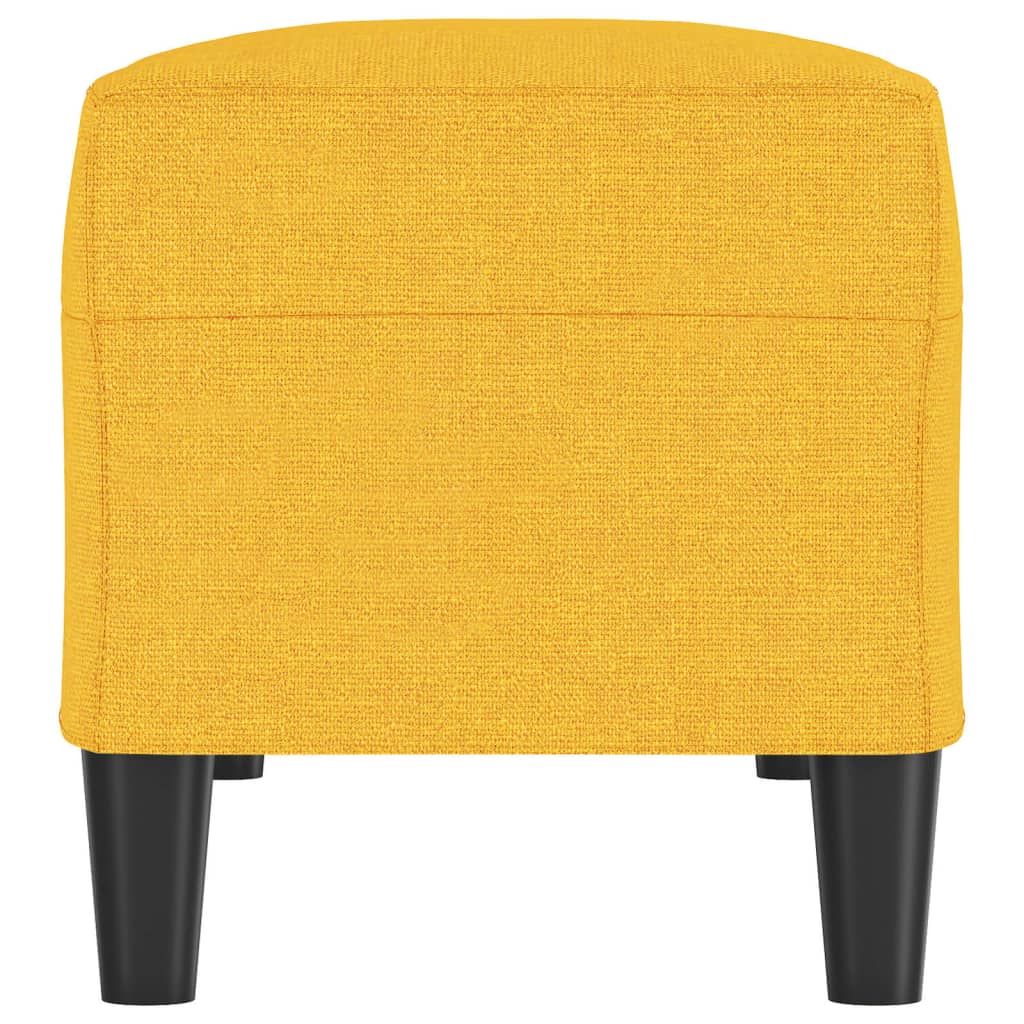 Banc Jaune clair 100x35x41 cm Tissu - XIOS