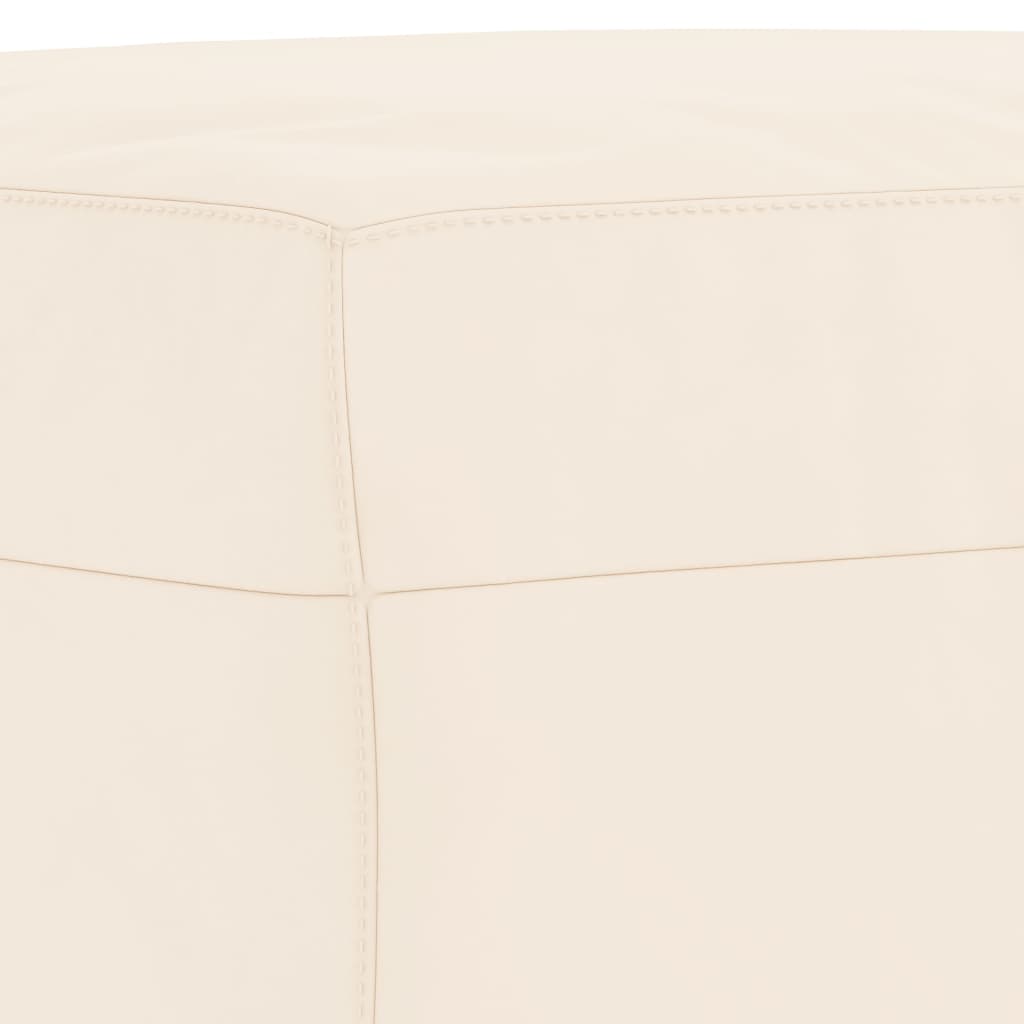 Banc Crème 100x35x41 cm Velours - XIOS