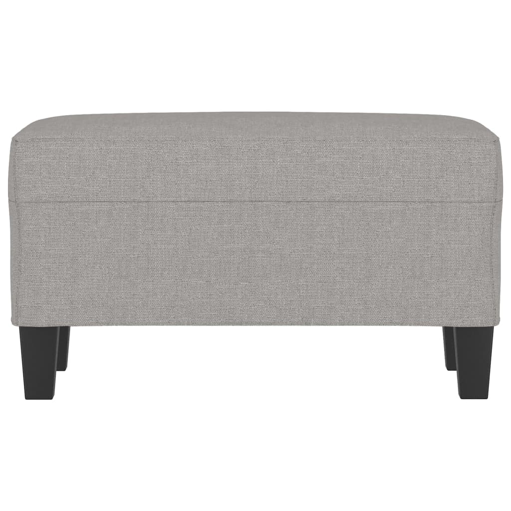 Banc Gris clair 70x35x41 cm Tissu - XIOS