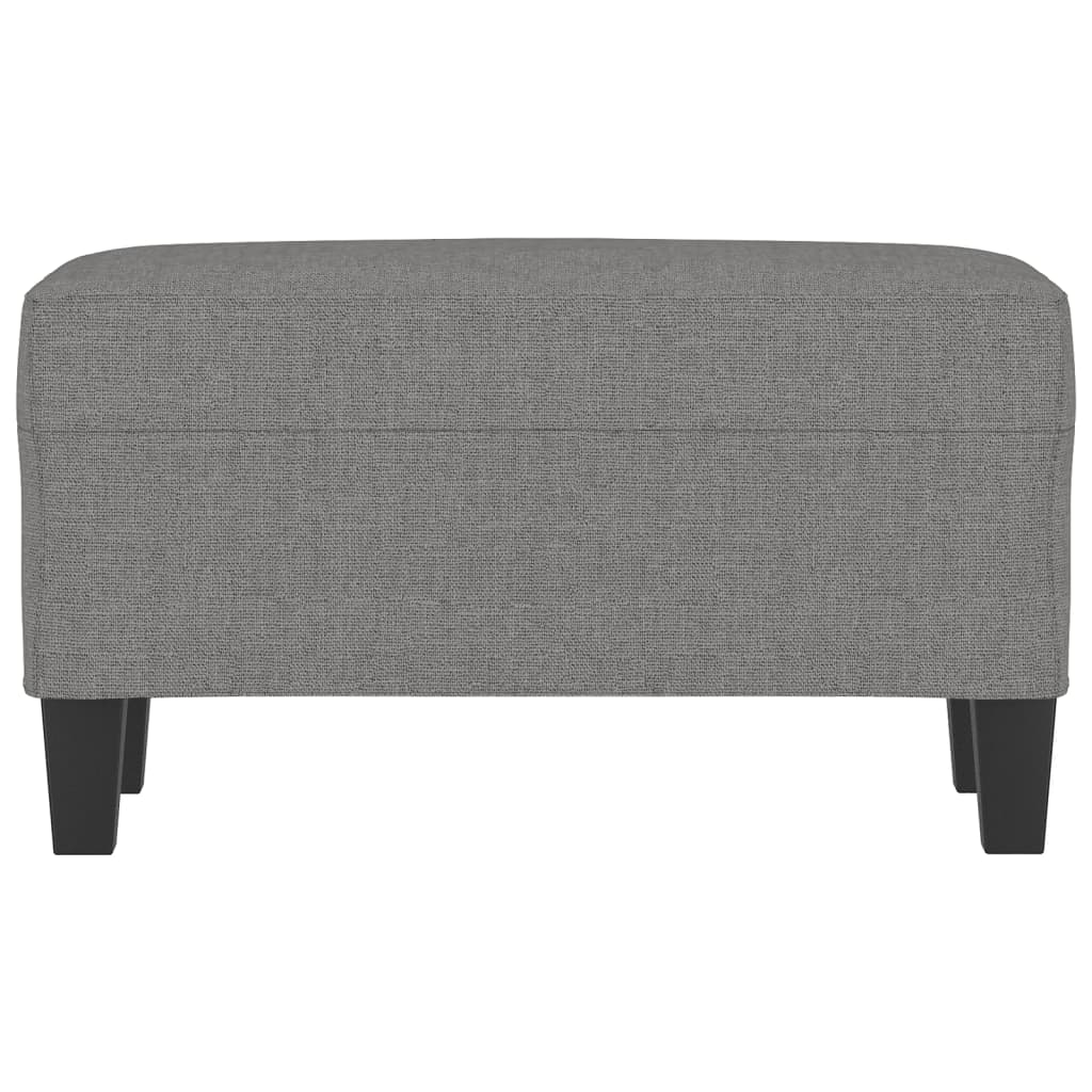 Banc Gris foncé 70x35x41 cm Tissu - XIOS