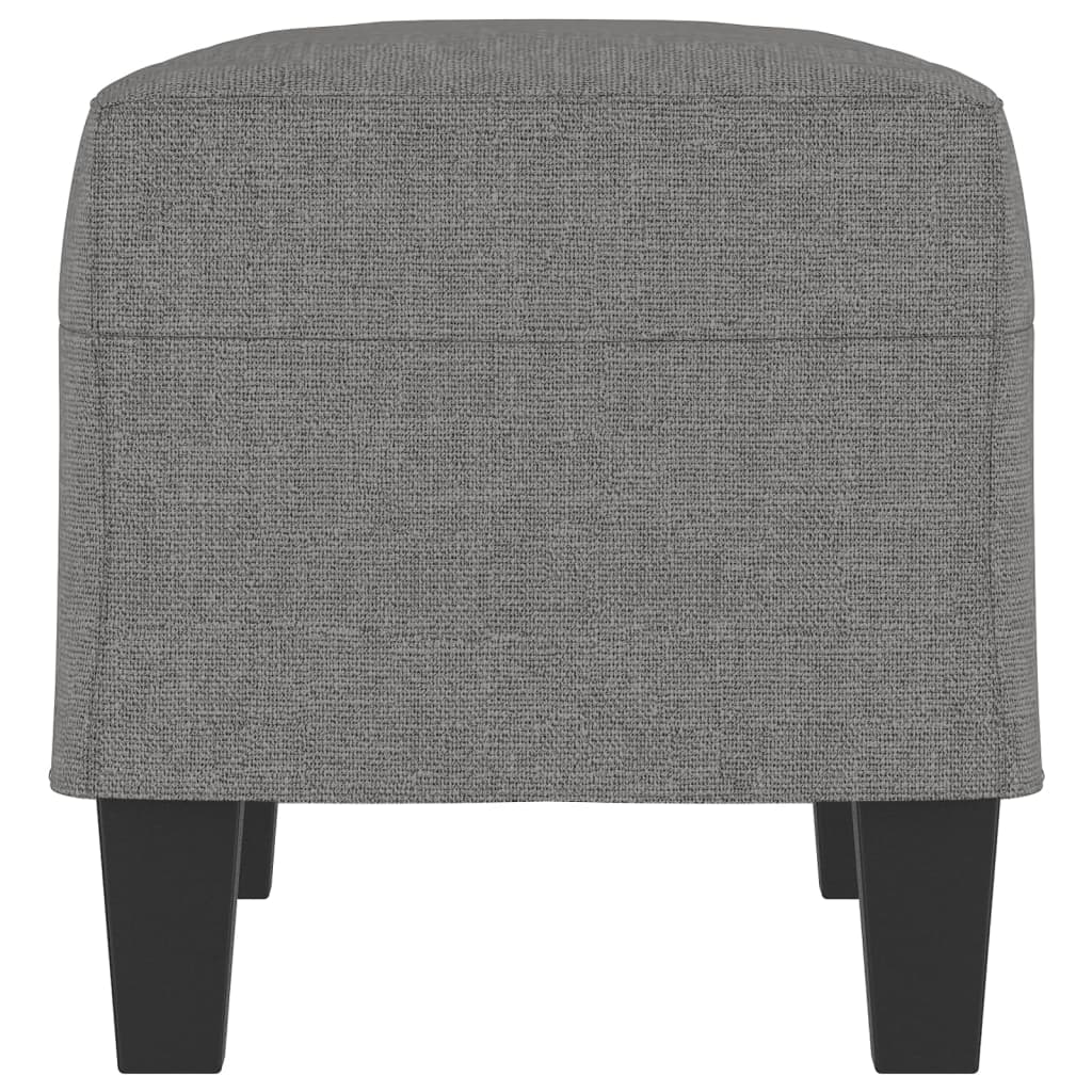 Banc Gris foncé 70x35x41 cm Tissu - XIOS