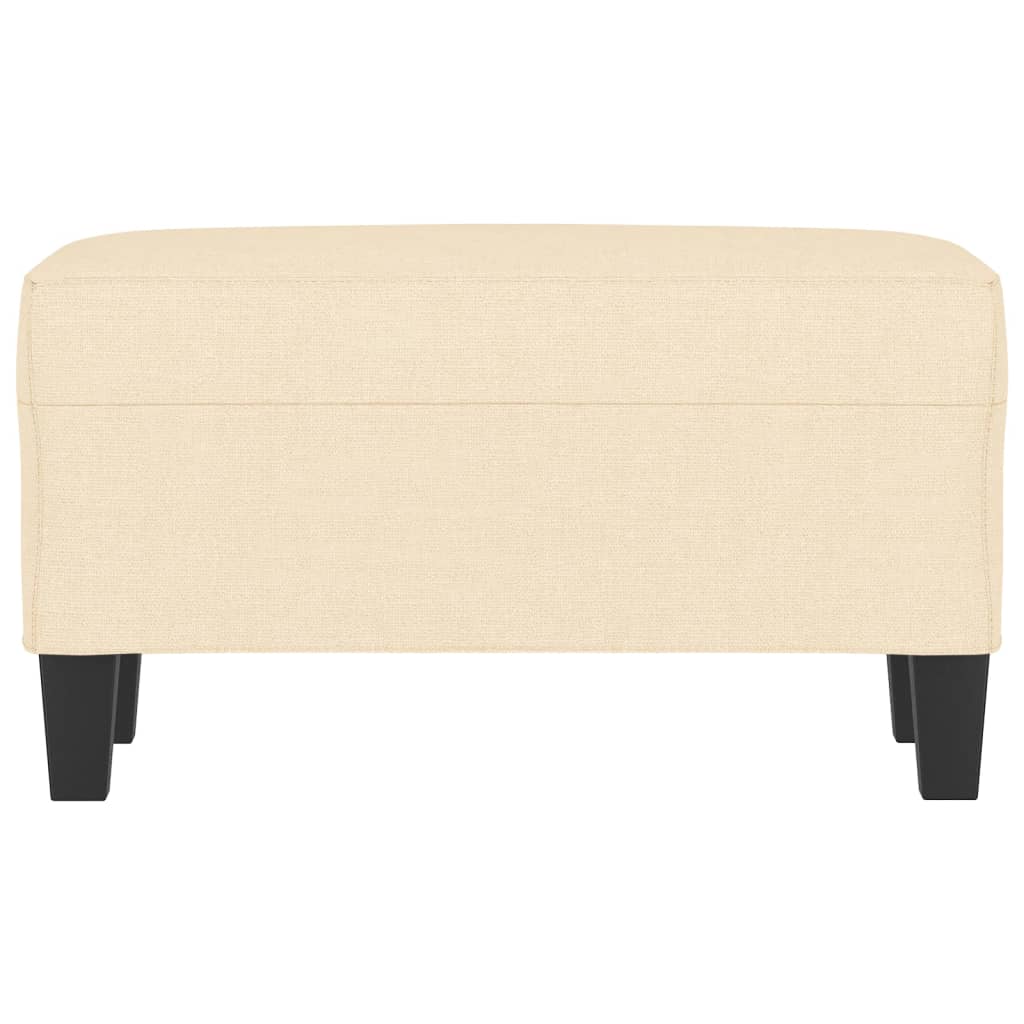 Banc Crème 70x35x41 cm Tissu - XIOS