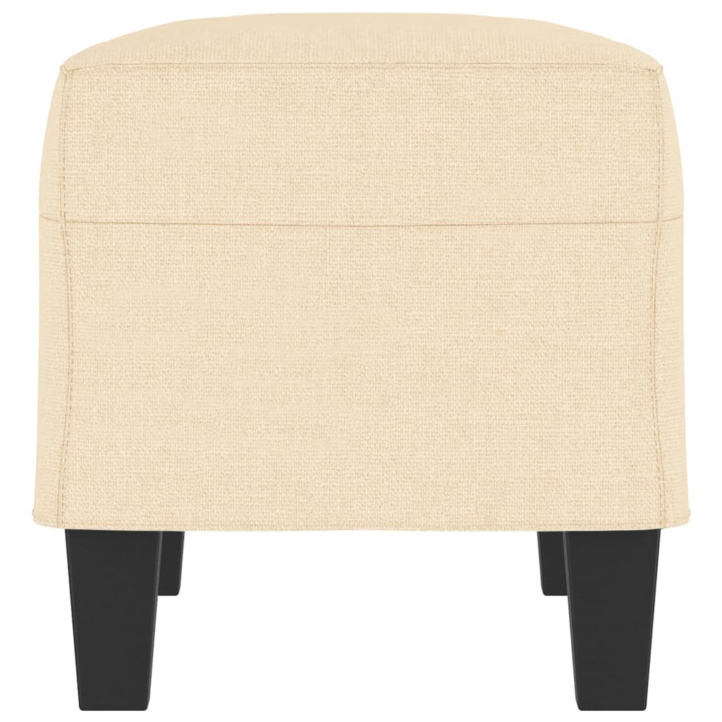 Banc Crème 70x35x41 cm Tissu - XIOS