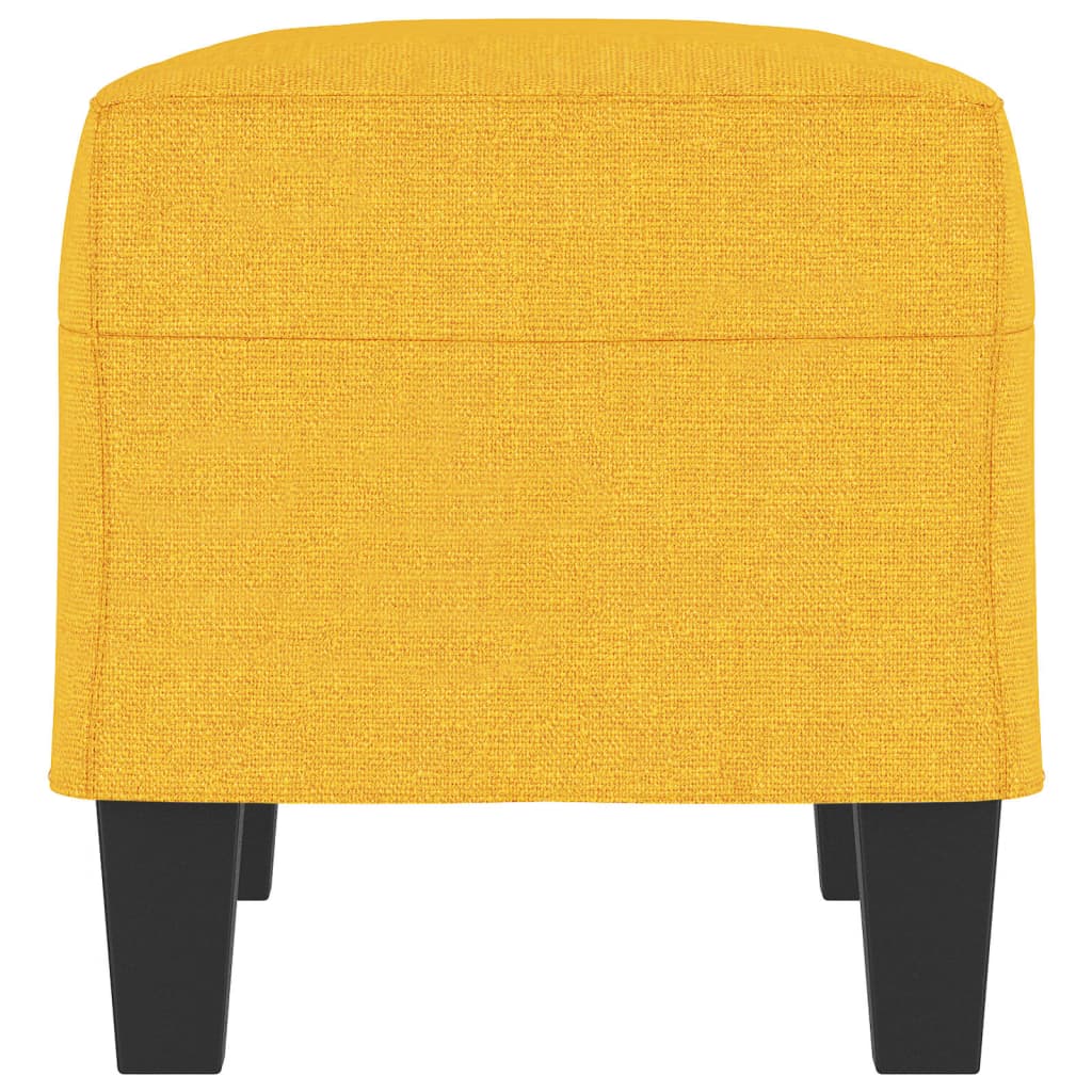 Banc Jaune clair 70x35x41 cm Tissu - XIOS