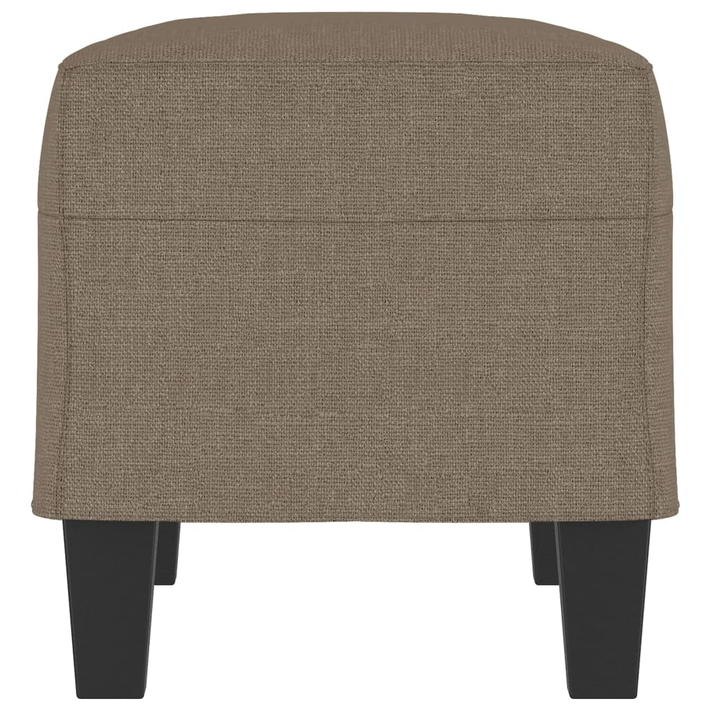Banc Taupe 70x35x41 cm Tissu - XIOS