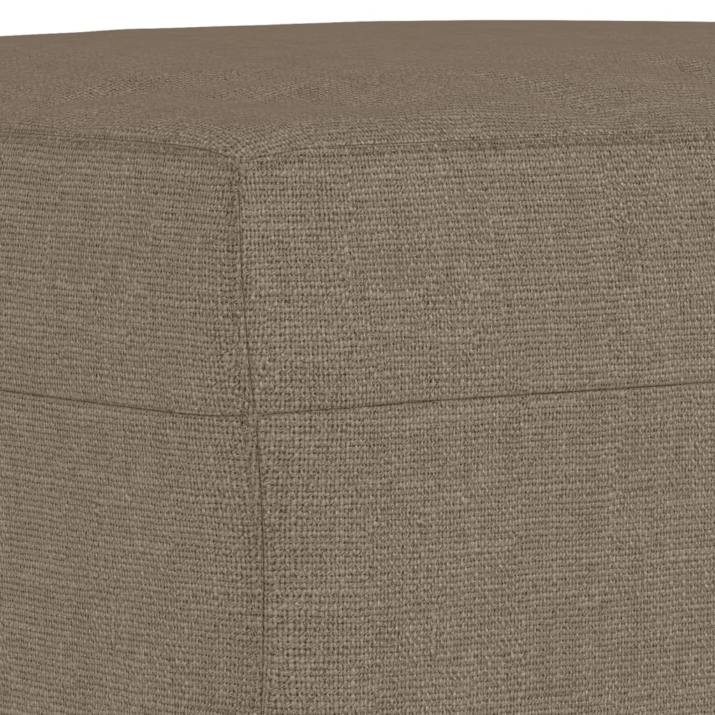 Banc Taupe 70x35x41 cm Tissu - XIOS
