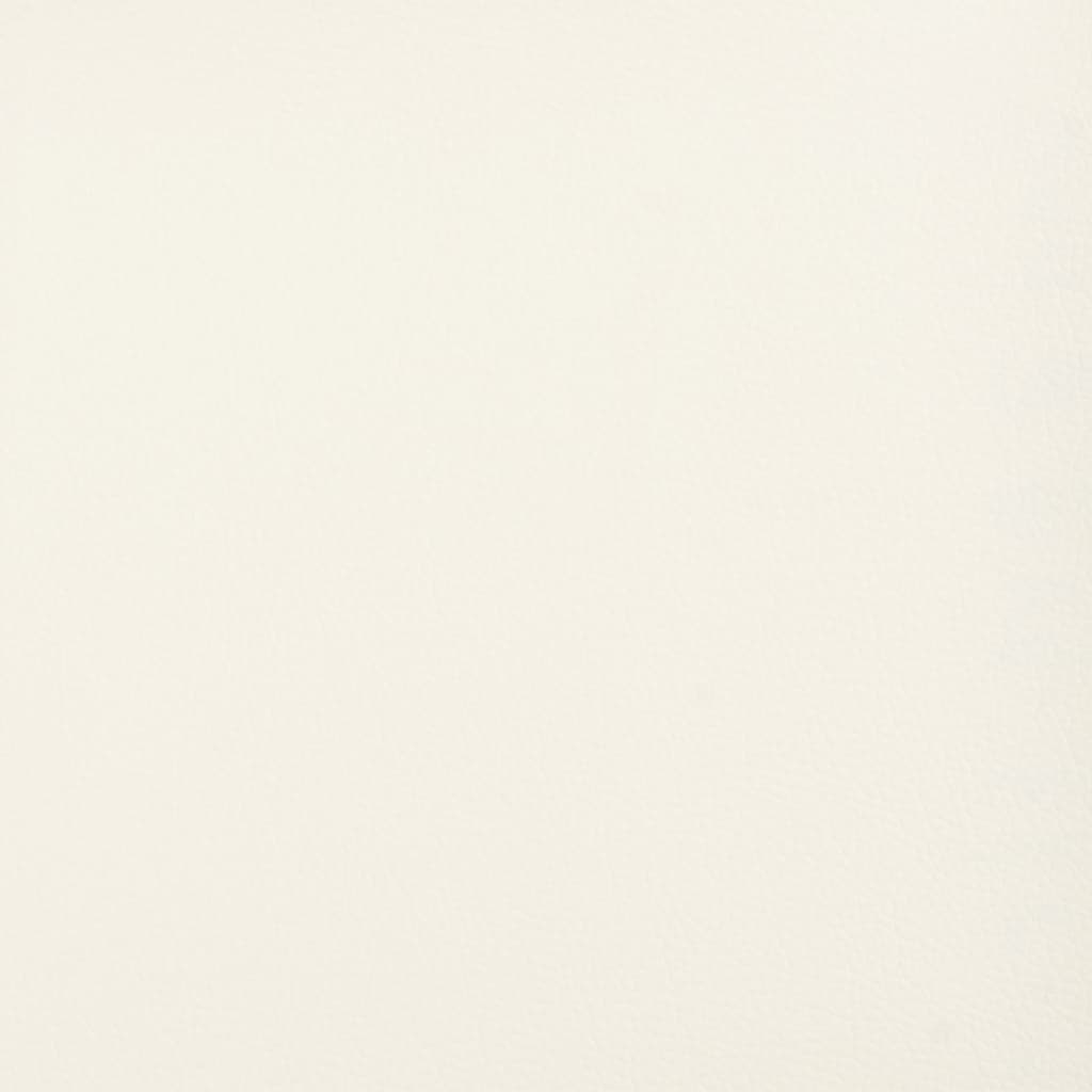 Banc Crème 70x35x41 cm Similicuir - XIOS