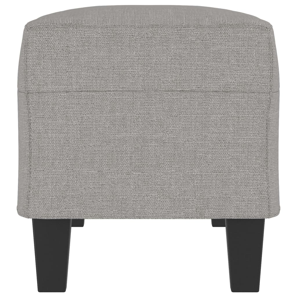 Banc Gris clair 100x35x41 cm Tissu - XIOS