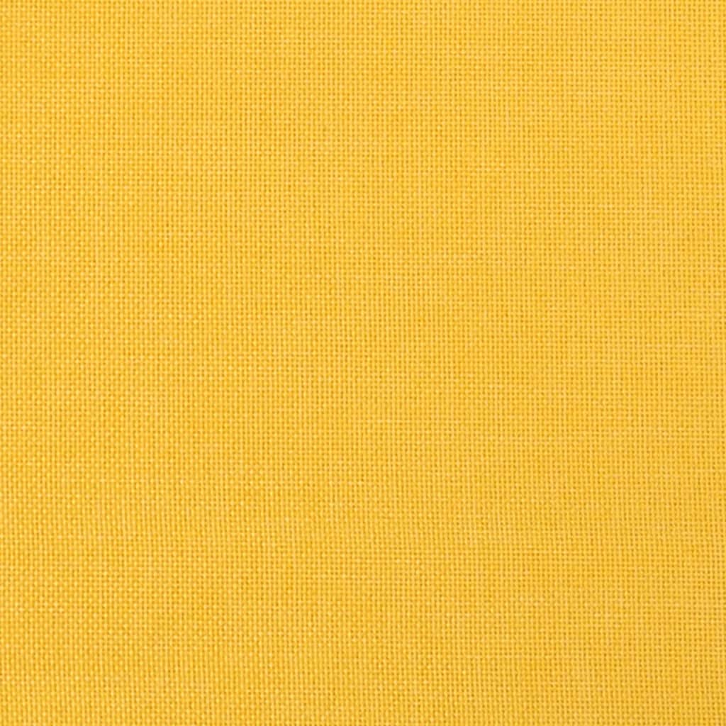 Banc Jaune clair 100x35x41 cm Tissu - XIOS