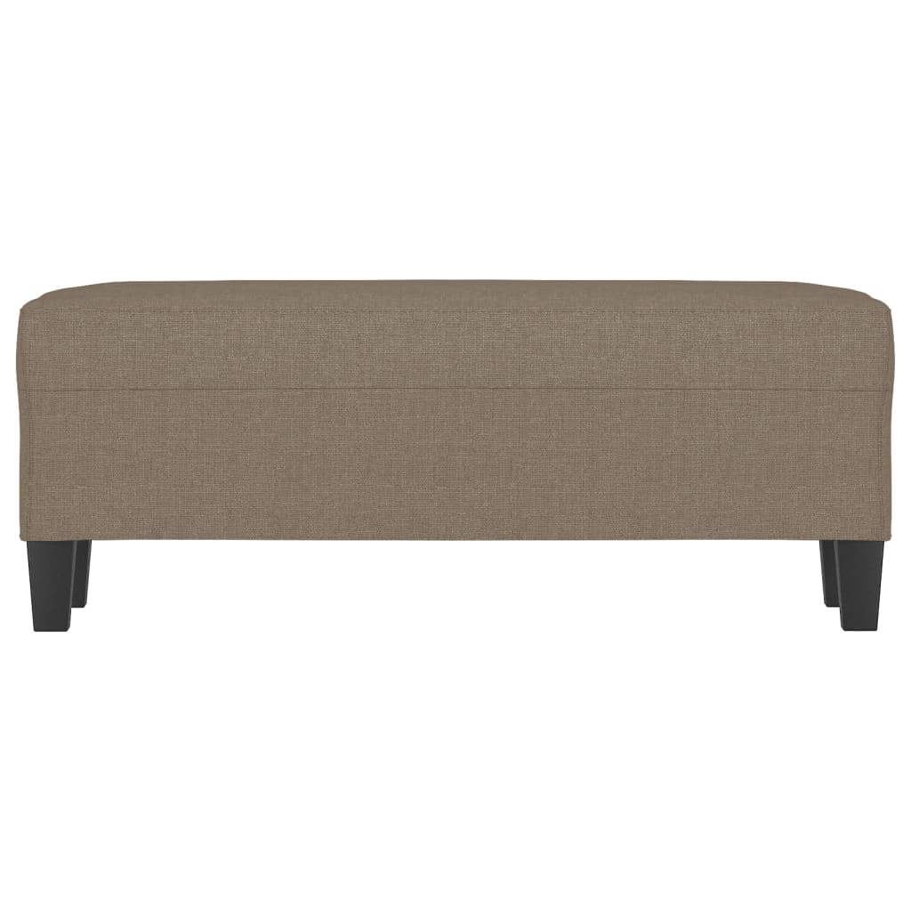 Banc Taupe 100x35x41 cm Tissu - XIOS