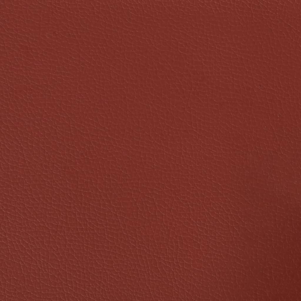 Banc Rouge bordeaux 100x35x41 cm Similicuir - XIOS