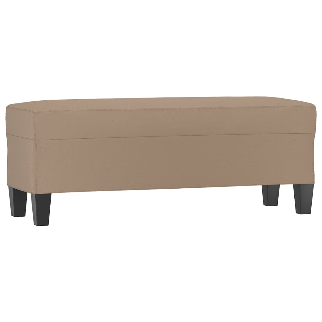 Banc Cappuccino 100x35x41 cm Similicuir - XIOS