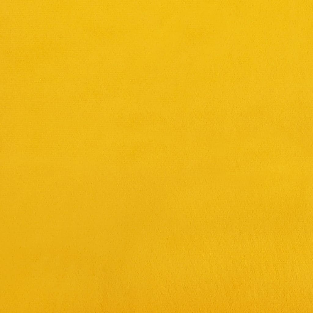 Coussins décoratifs 2 pcs Jaune 40x40 cm Velours Coussins décoratifs vidaXL   