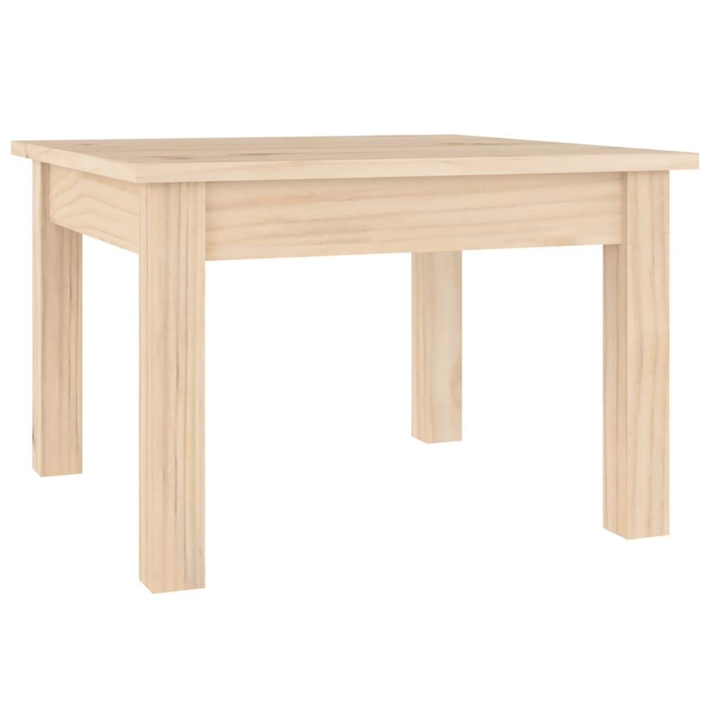 Table basse 45x45x30 cm Bois massif de pin - XIOS