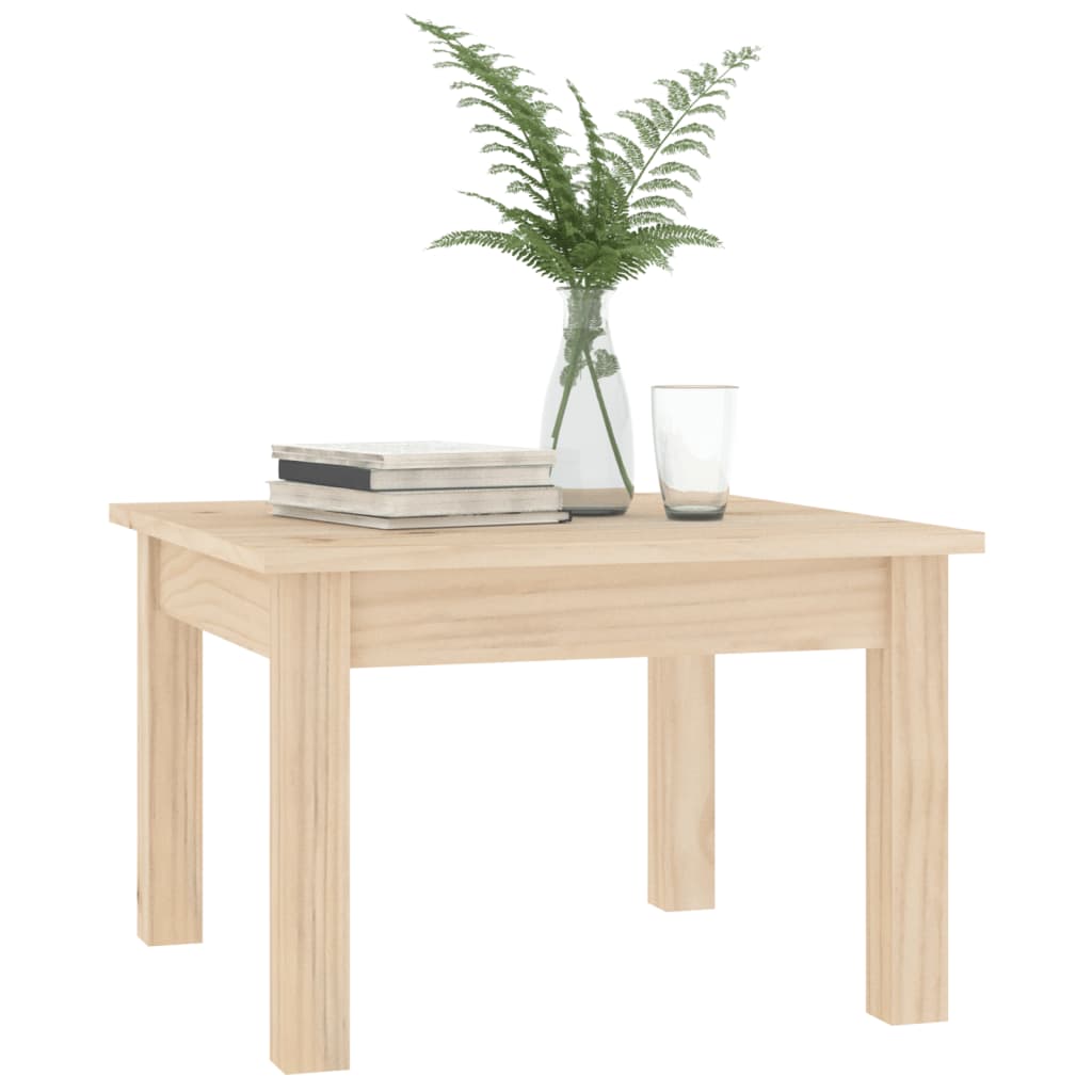 Table basse 45x45x30 cm Bois massif de pin - XIOS