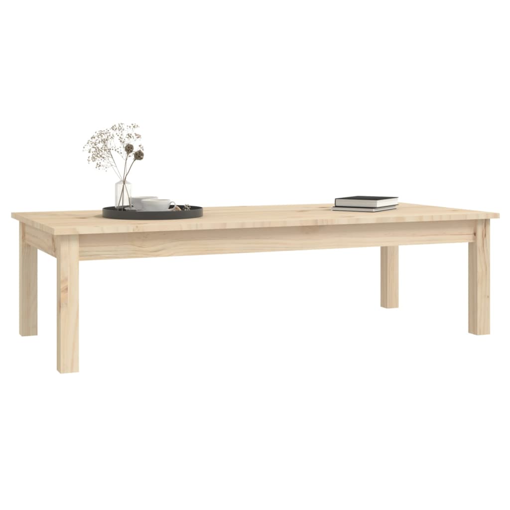 Table basse 110x50x30 cm Bois massif de pin - XIOS