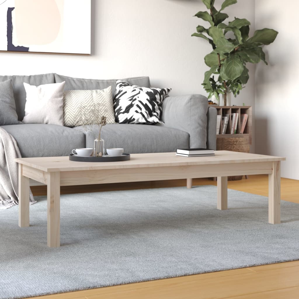 Table basse 110x50x30 cm Bois massif de pin - XIOS