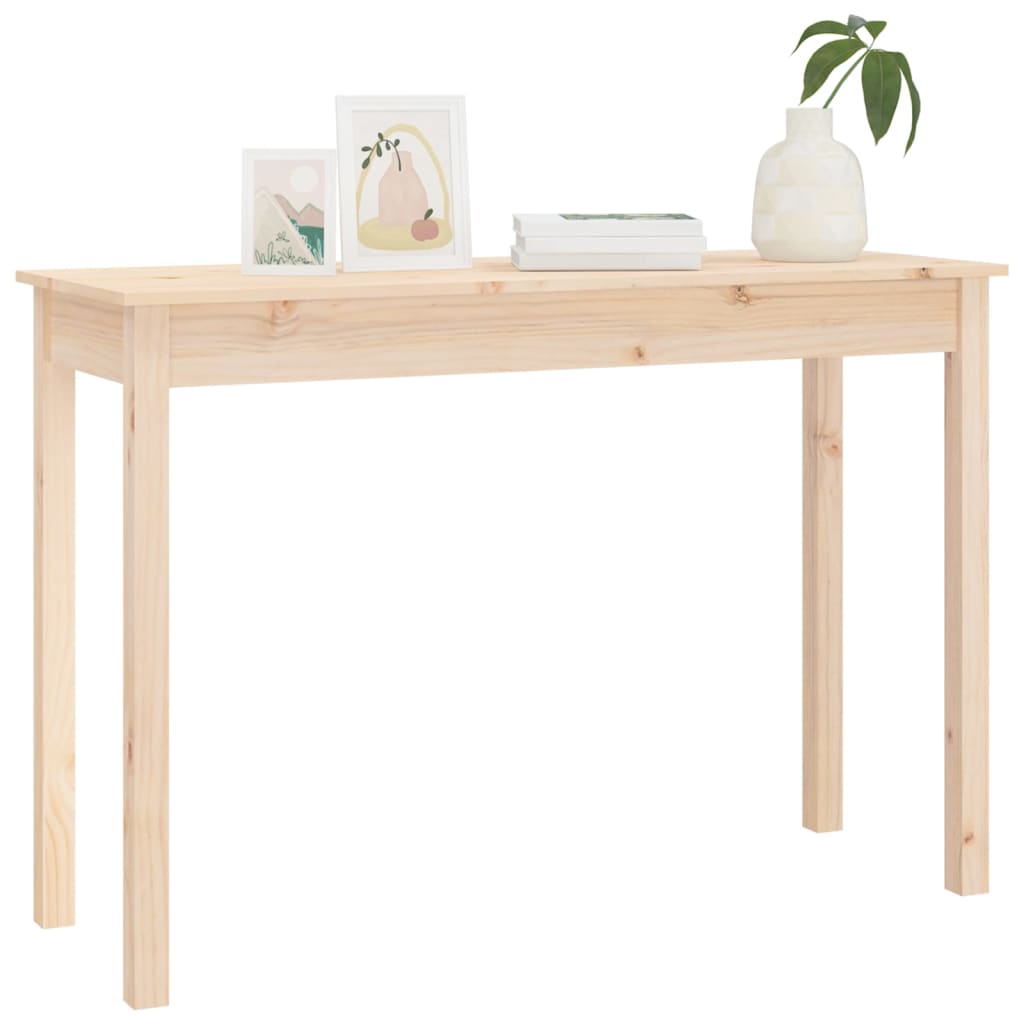 Table console 110x40x75 cm Bois massif de pin - XIOS