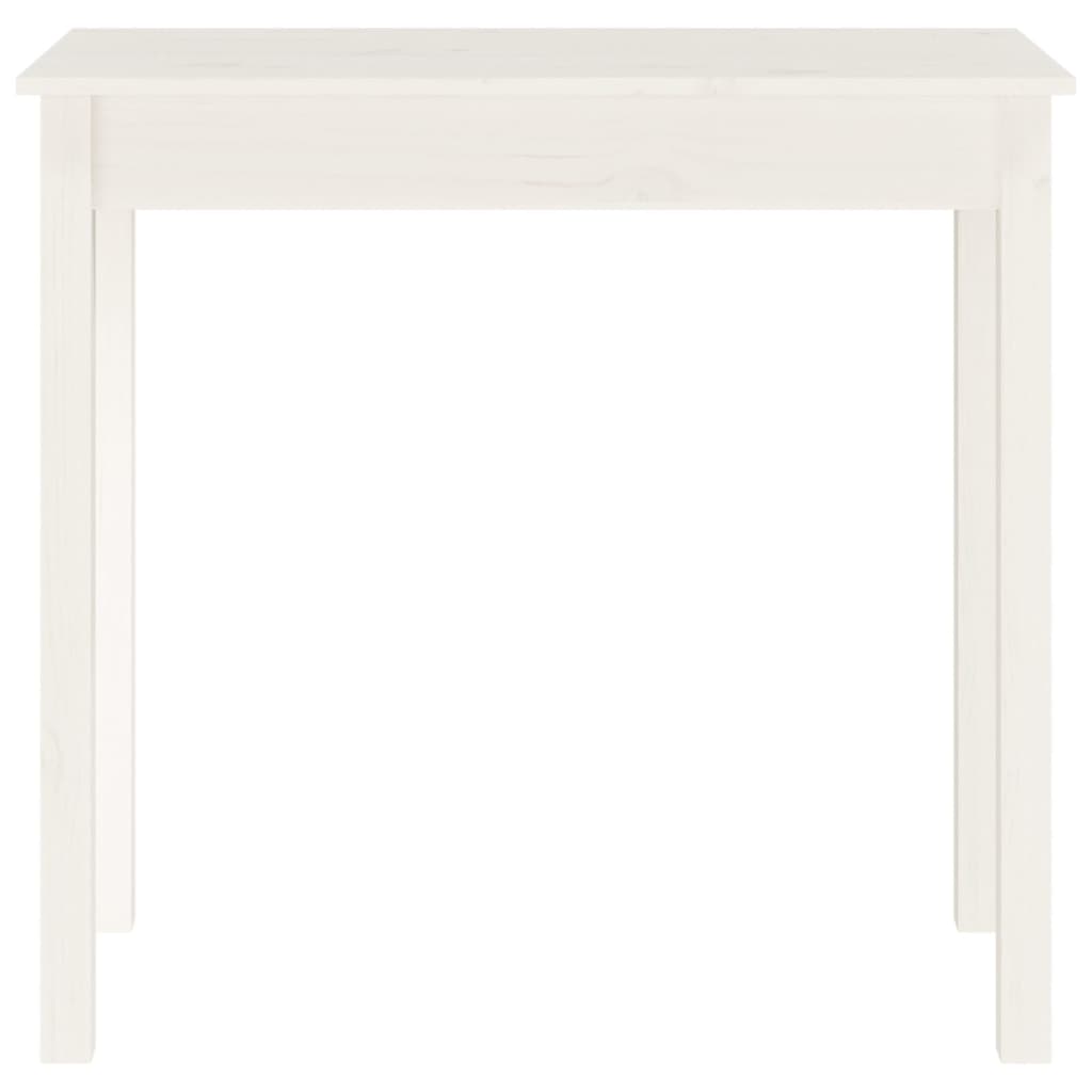 Table console Blanc 80x40x75 cm Bois massif de pin - XIOS
