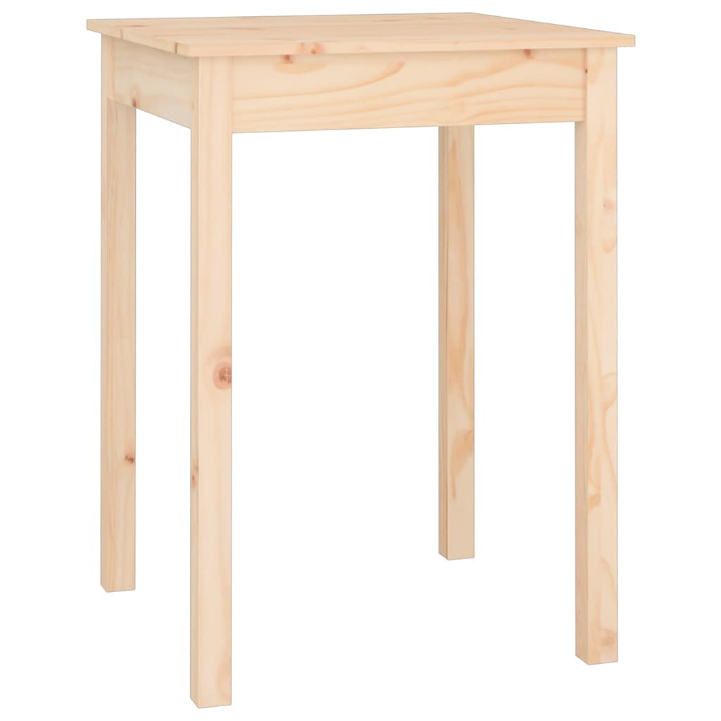 Table à manger 55x55x75 cm Bois massif de pin - XIOS