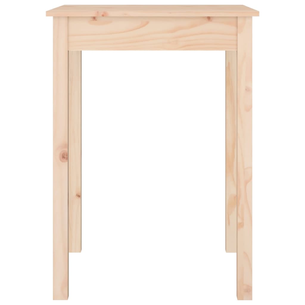 Table à manger 55x55x75 cm Bois massif de pin - XIOS