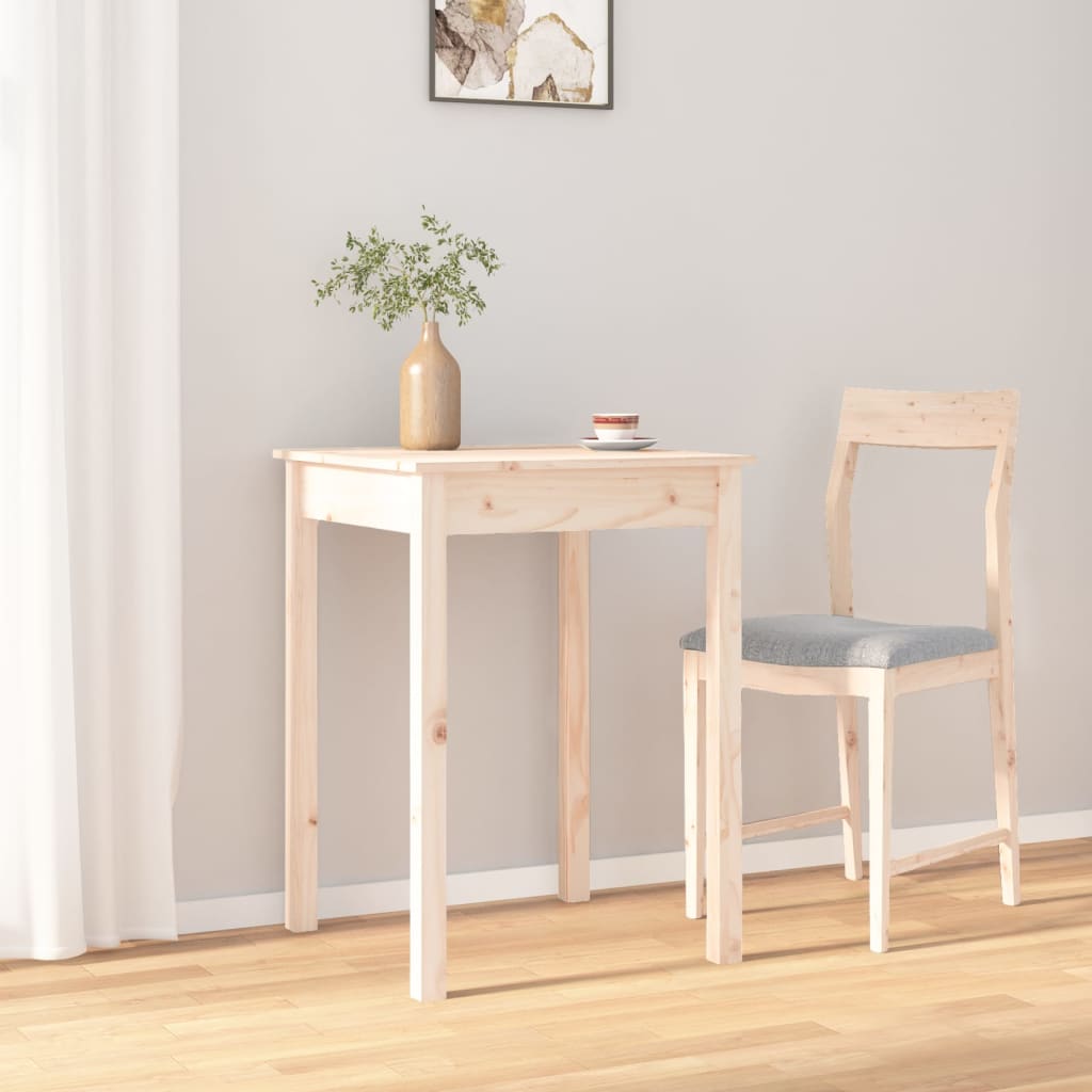 Table à manger 55x55x75 cm Bois massif de pin - XIOS