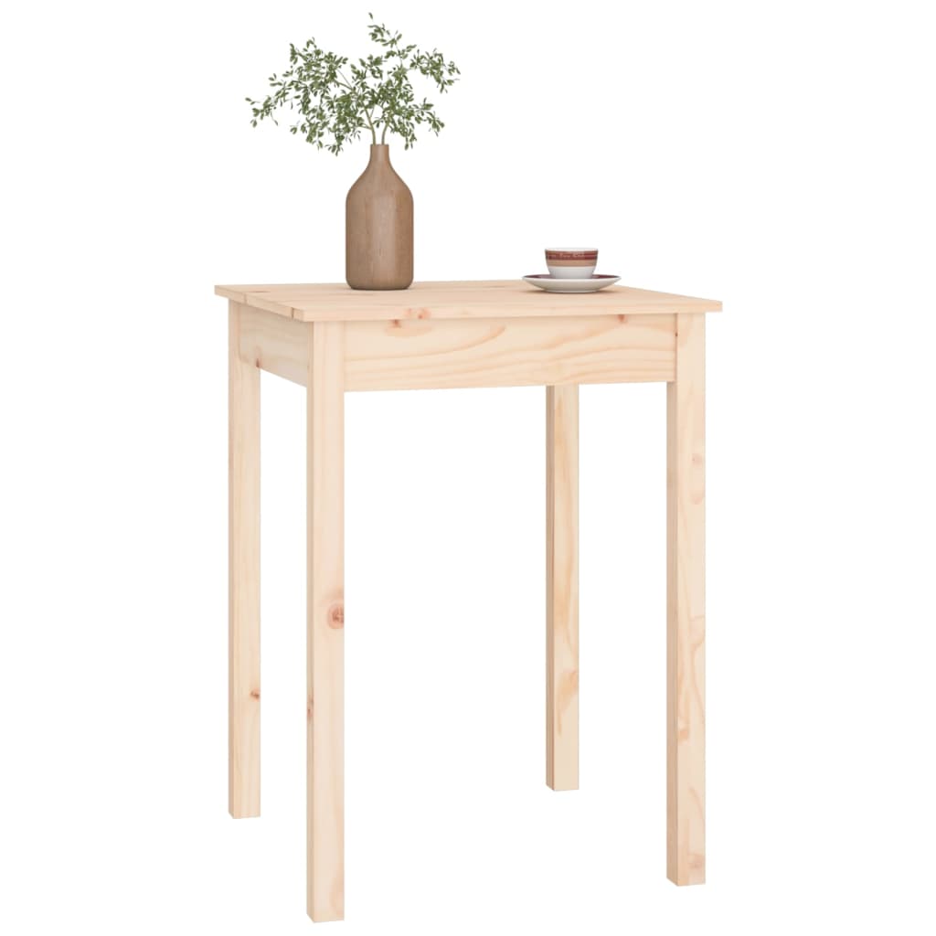 Table à manger 55x55x75 cm Bois massif de pin - XIOS