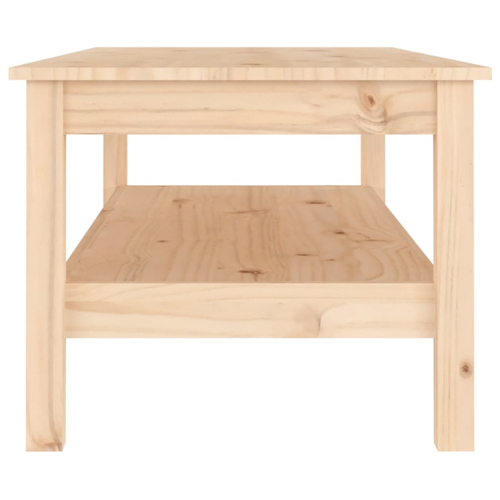 Table basse 110x50x40 cm Bois massif de pin - XIOS