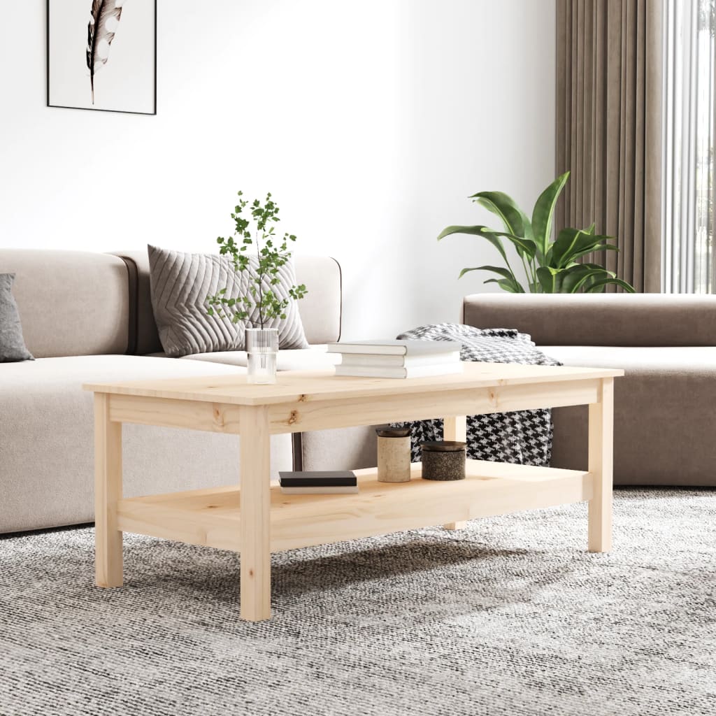 Table basse 110x50x40 cm Bois massif de pin - XIOS