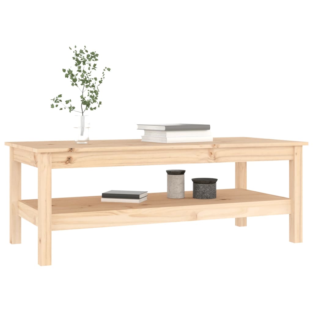 Table basse 110x50x40 cm Bois massif de pin - XIOS