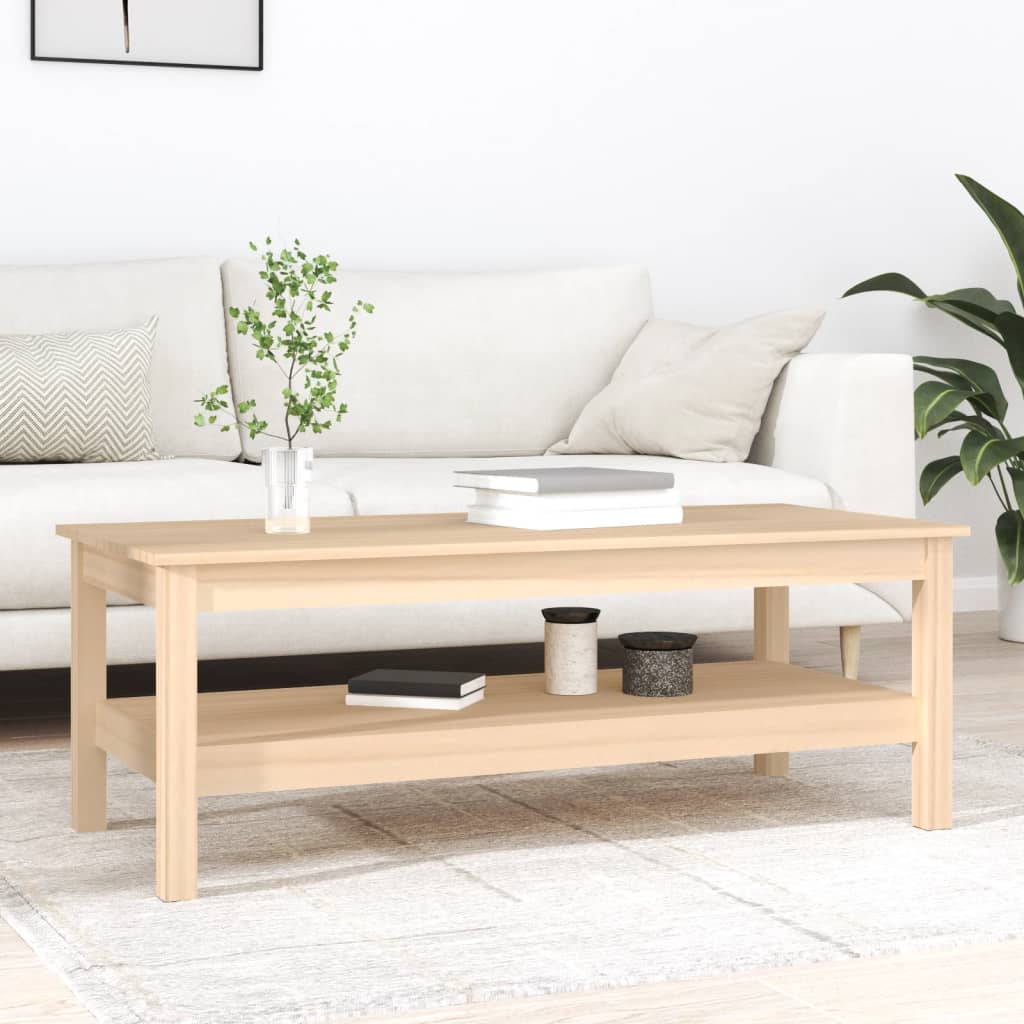 Table basse 110x50x40 cm Bois massif de pin Tables basses vidaXL