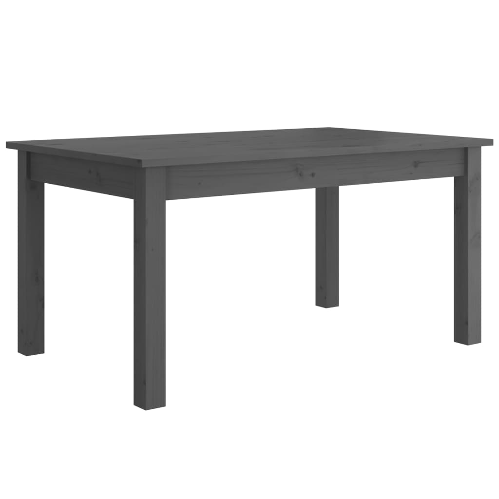Table basse Gris 80x50x40 cm Bois massif de pin - XIOS