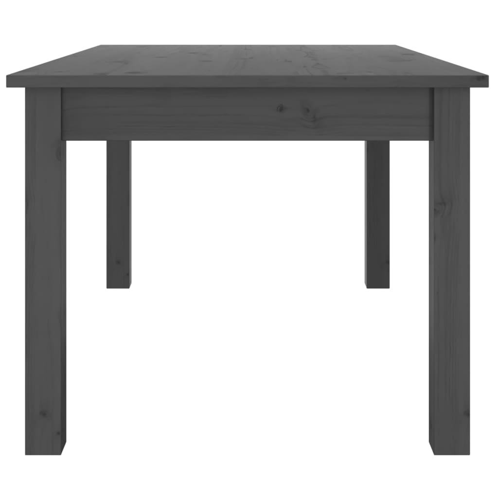 Table basse Gris 80x50x40 cm Bois massif de pin - XIOS